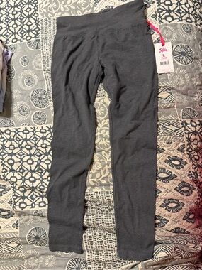 Justice Charcoal Gray Girls' Leggings